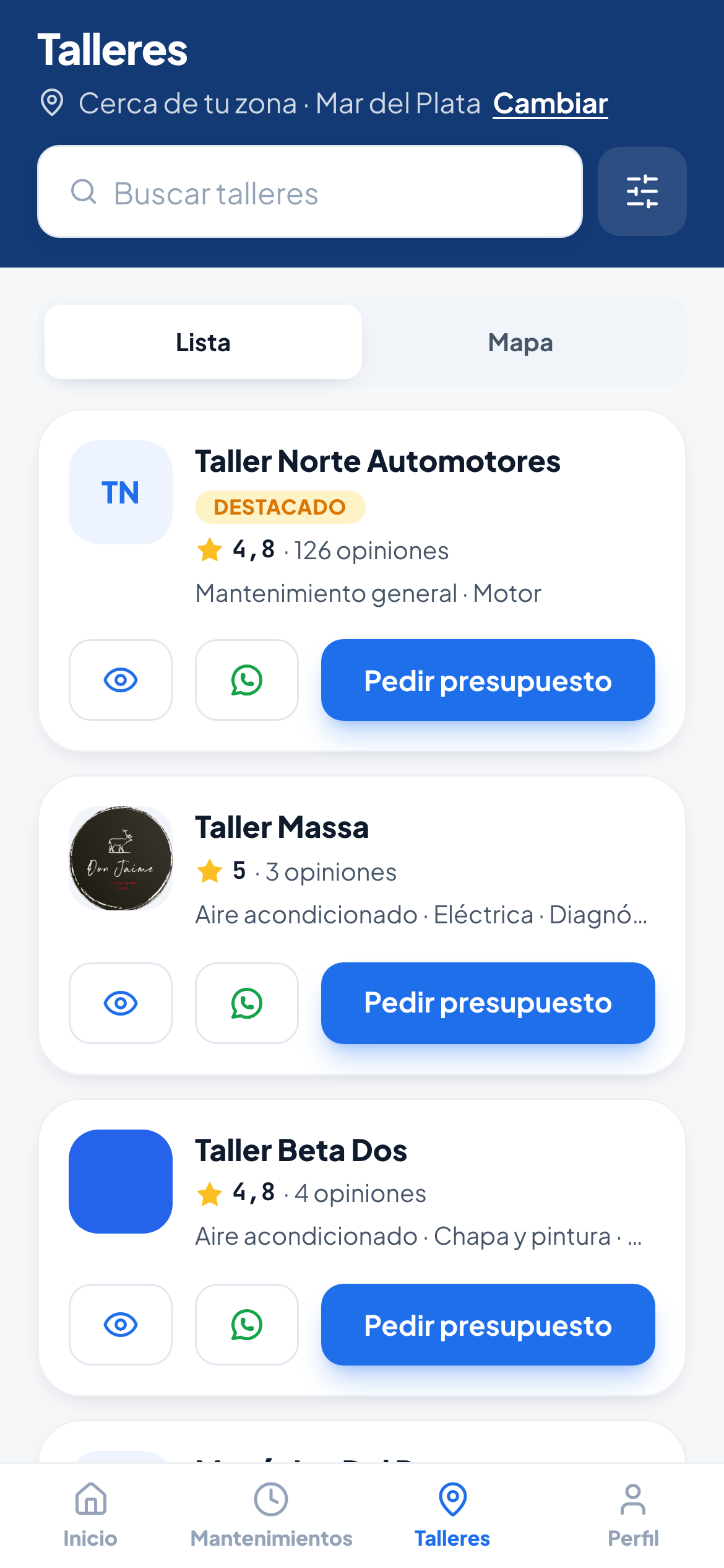 Captura: Talleres
